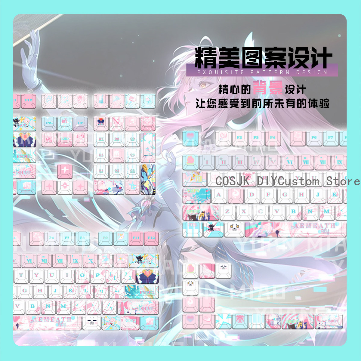 122 Keys Anime Wuthering Waves - Gaming Accessories Computer ulasan dan harga