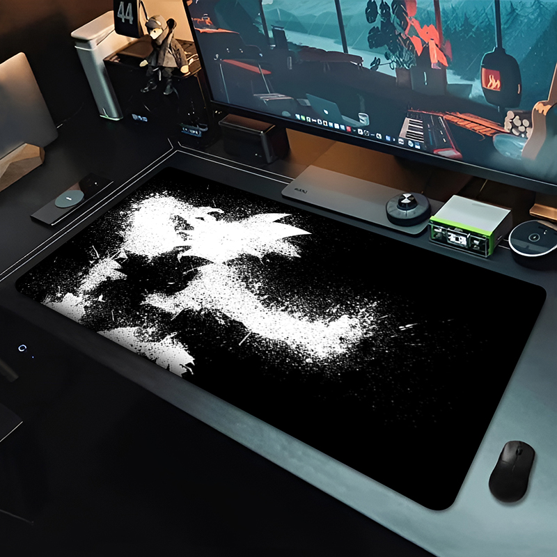 DBZ Black Anime Mouse Pad Drag - Gaming Accessories Computer ulasan dan harga