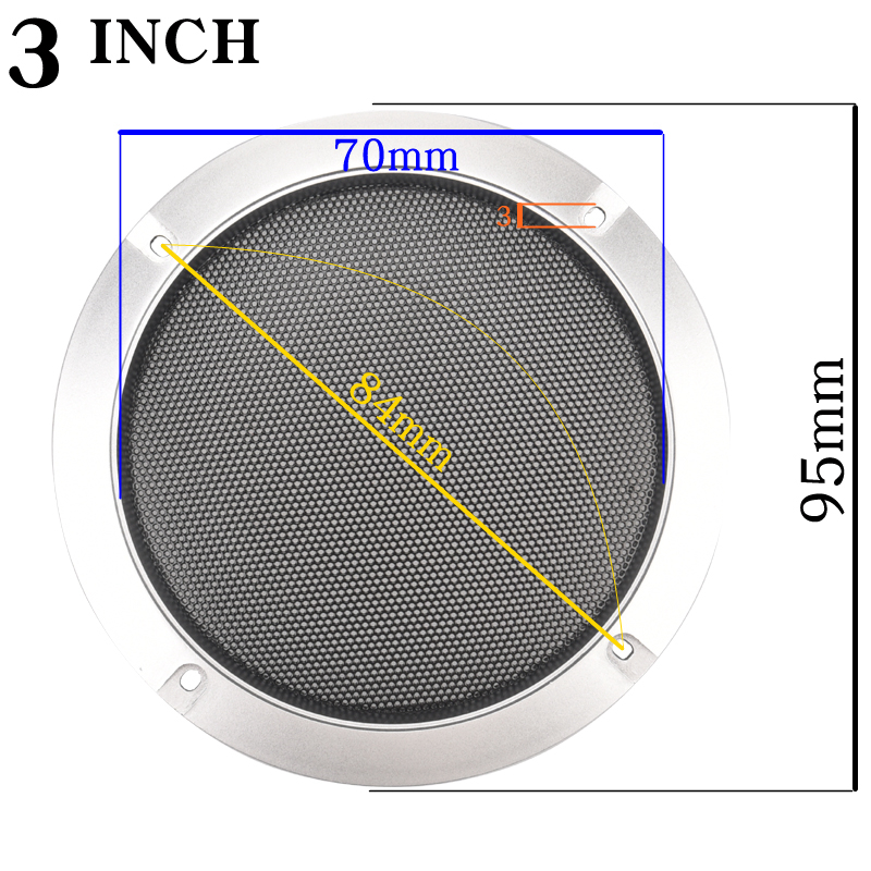 Silvery 2 3 4 5 6.5 8 10INCH S - Case Mesh Panel ulasan dan harga