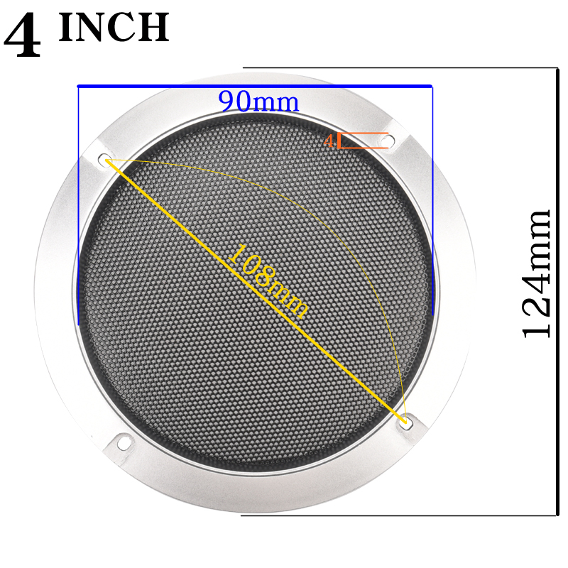 Silvery 2 3 4 5 6.5 8 10INCH S - Case Mesh Panel ulasan dan harga
