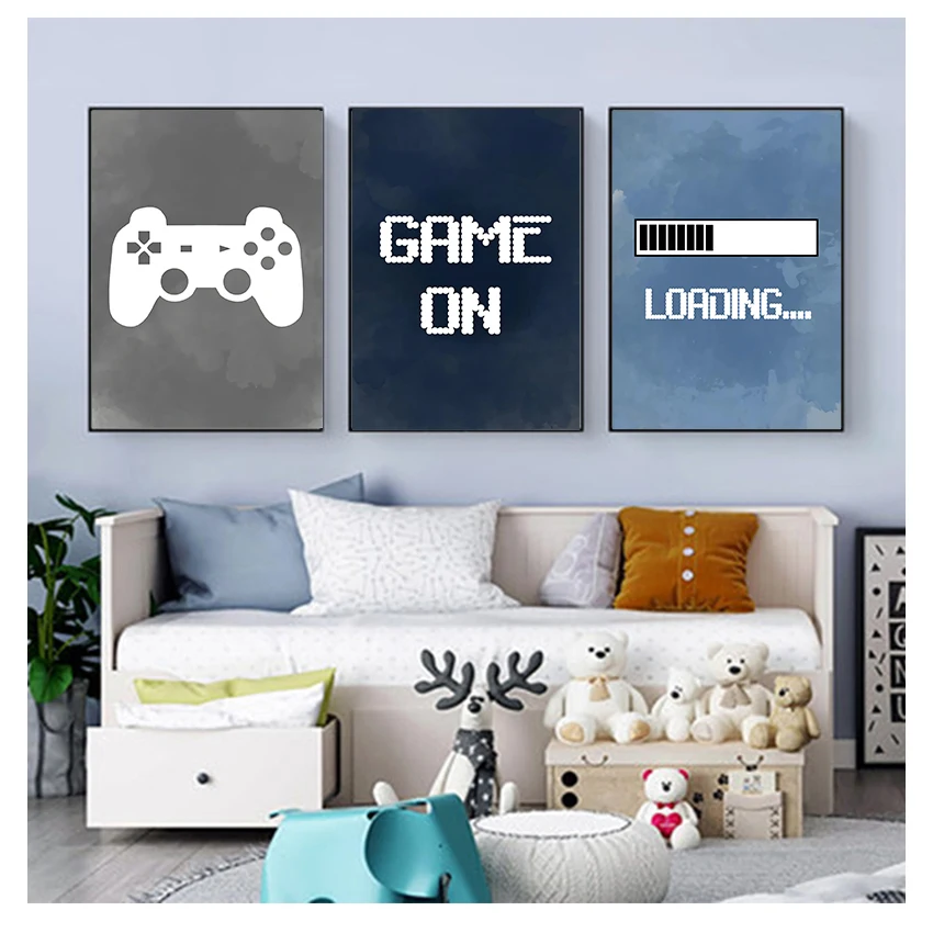 Nursery Boys Wall Decor , Gami - Gaming Accessories Wall ulasan dan harga
