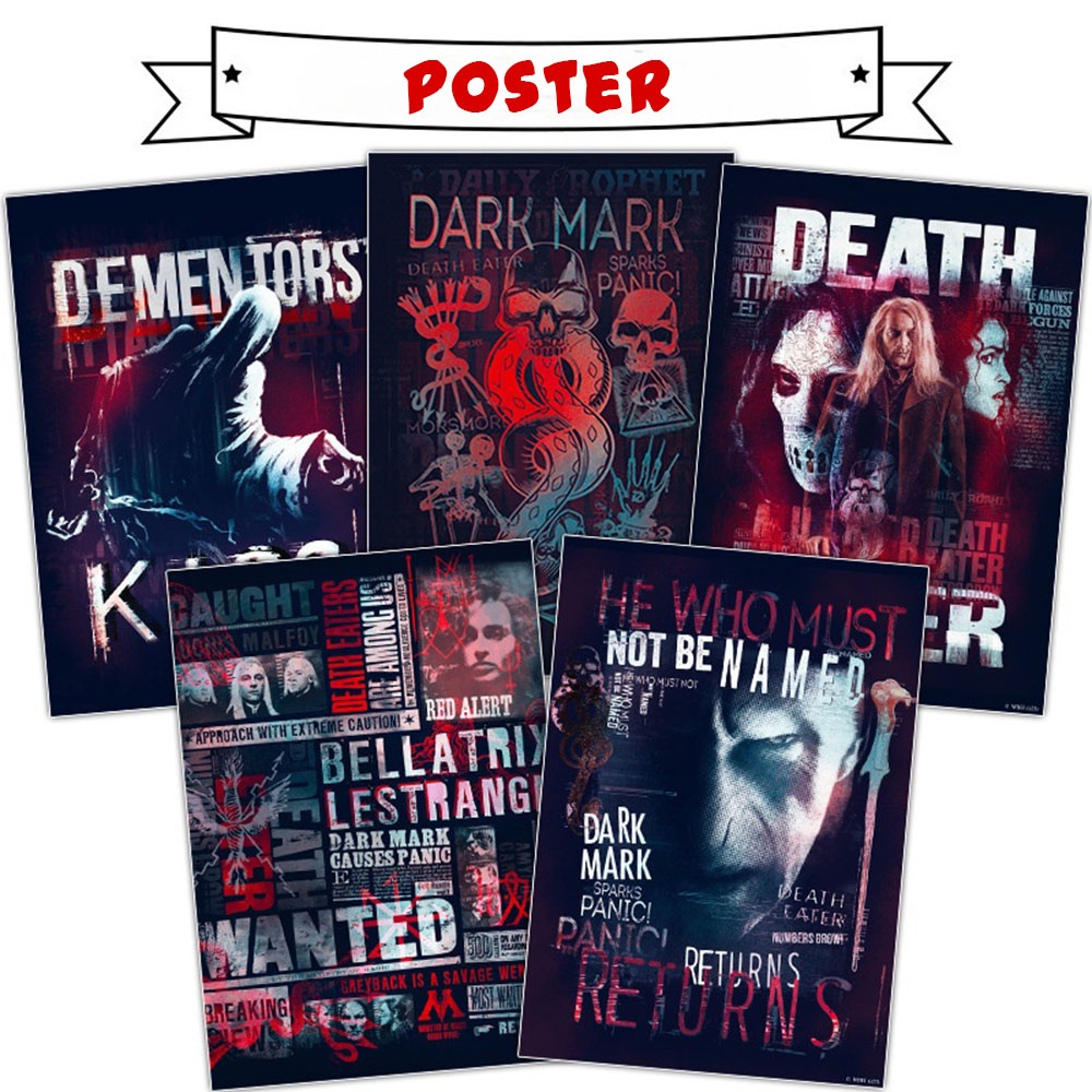 Genuine Harry Potter Posters H - Gaming Accessories Wall ulasan dan harga