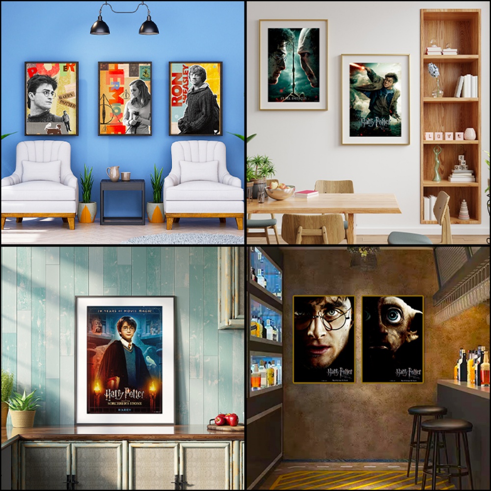 Genuine Harry Potter Posters H - Gaming Accessories Wall ulasan dan harga