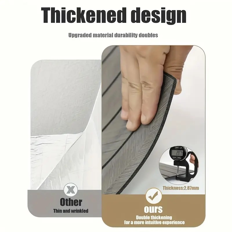 Faux Wood Grain Grille Self-Ad - Gaming Accessories Wall ulasan dan harga