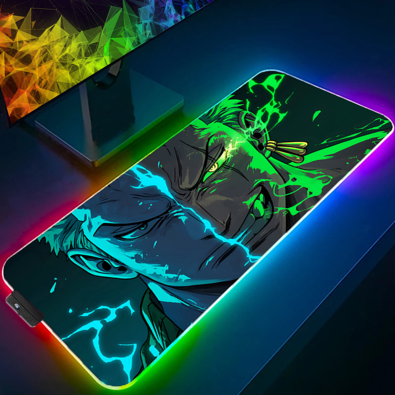 ONE PIECE Zoro Mouse Pad RGB G - Gaming Accessories Computer ulasan dan harga