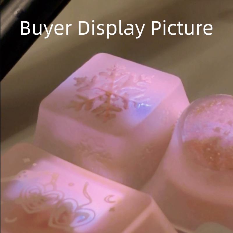 Original Snowflake Theme Key D - Gaming Accessories Dropshipping ulasan dan harga