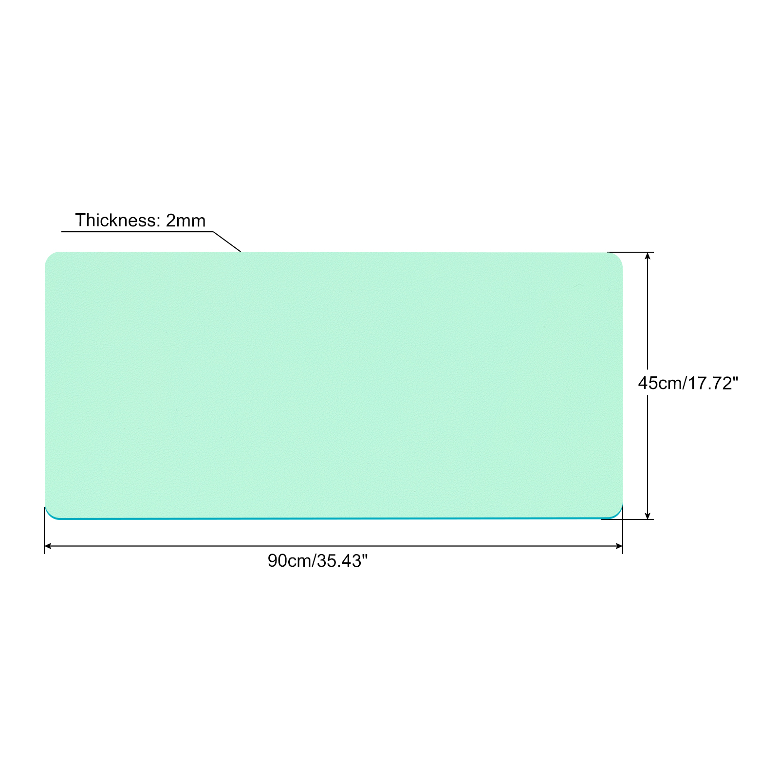 Office Desk Mat Protector PU L - Gaming Accessories Desk ulasan dan harga