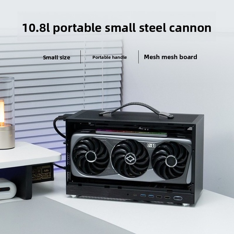 Portable S400PRO Mini ITX Case - Case Mesh Panel ulasan dan harga