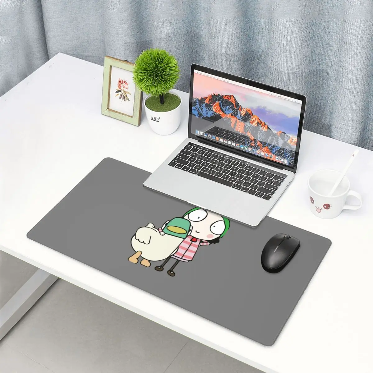 Large Mouse Pad Sarah And Duck - Gaming Accessories To Have ulasan dan harga