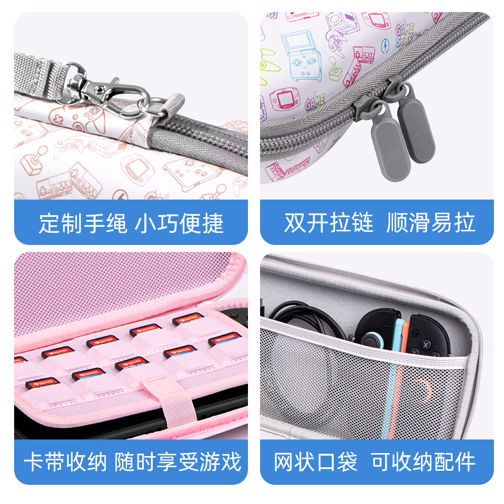 Portable Classic Print EVA Har - Gaming Accessories Bag ulasan dan harga