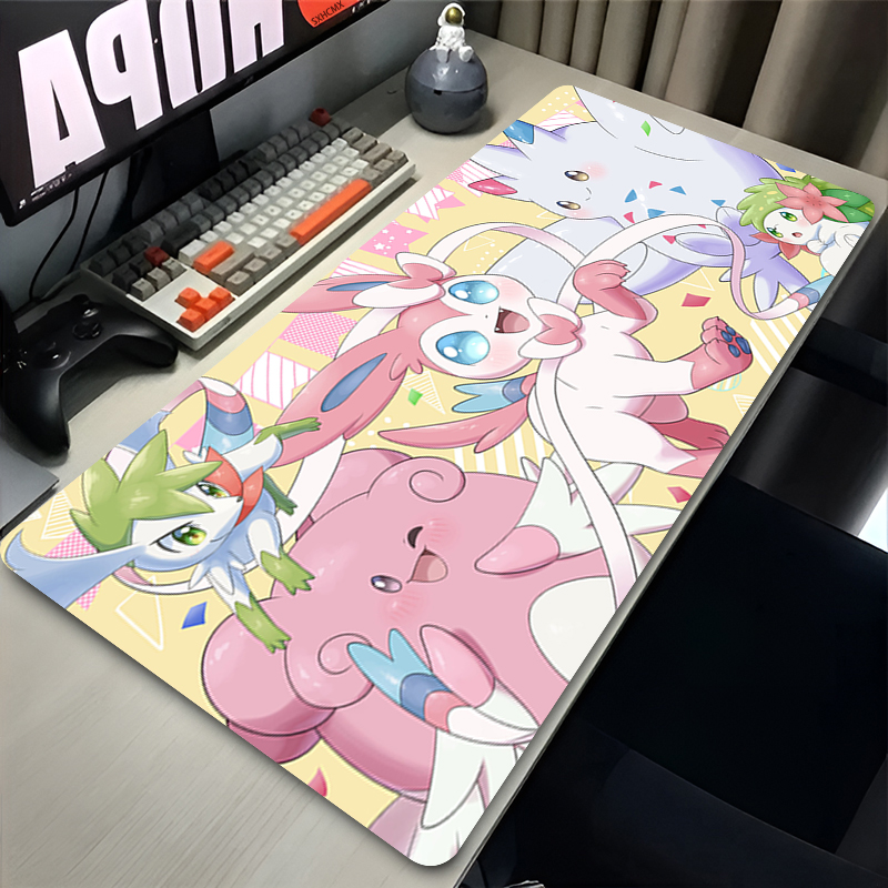 Large Pink Cute Mousepad XXL G - Gaming Accessories Computer ulasan dan harga