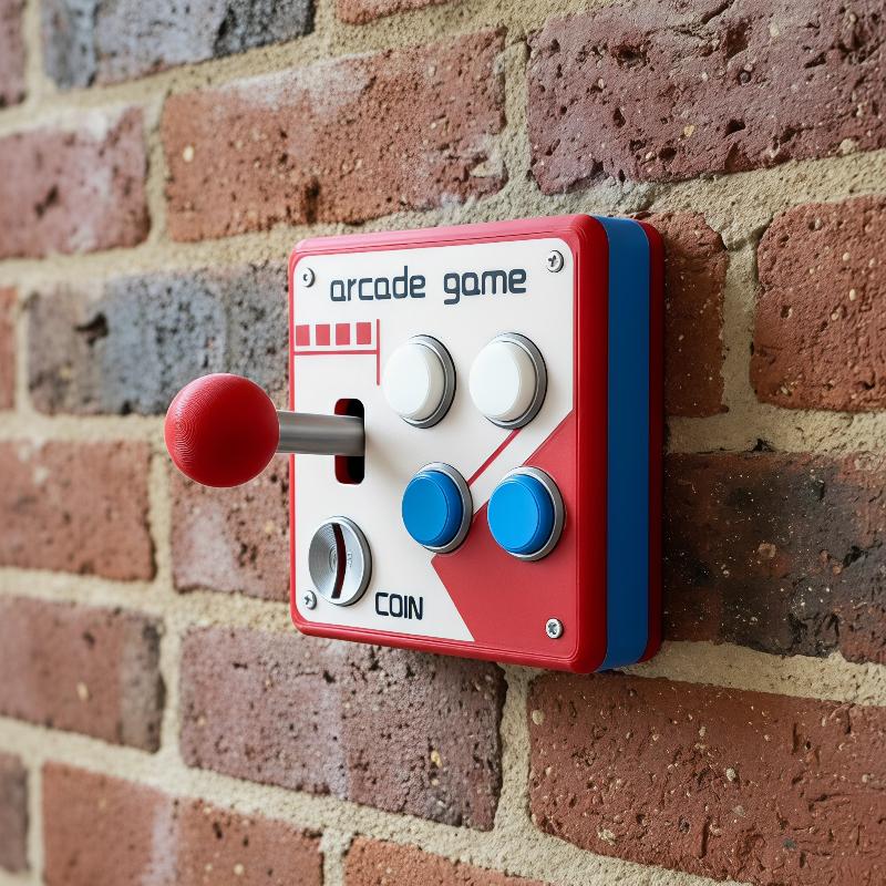 Retro Arcade Game Button Switc - Gaming Accessories Wall ulasan dan harga