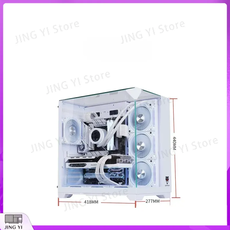 Full Tower ATX Gaming PC Case  - Case Mesh Panel ulasan dan harga