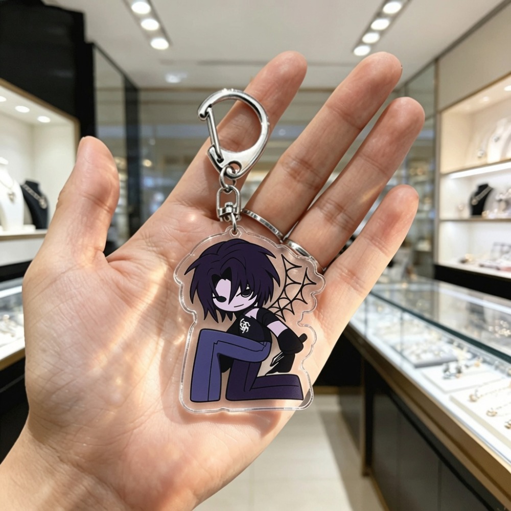 Cute Cartoon Chibi Keychains A - Gaming Accessories Bag ulasan dan harga