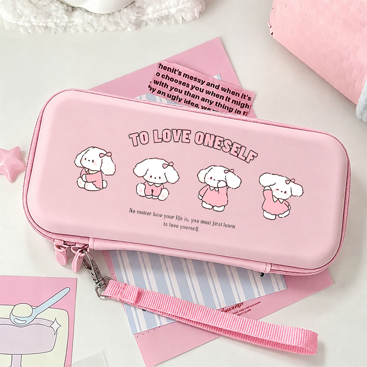 Macaron Color Hard Storage Bag - Gaming Accessories Bag ulasan dan harga