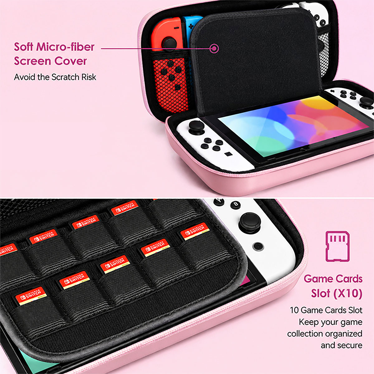 Macaron Color Hard Storage Bag - Gaming Accessories Bag ulasan dan harga